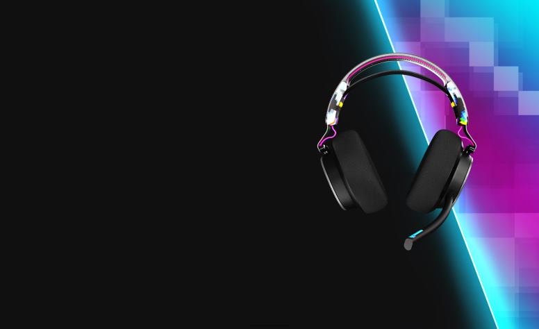 Skullcandy Drahtloses Gaming, das auf Sie abgestimmt ist Plyr Multi-Plattform-Wireless-Gaming-Headset H26P650 schwarzer Digihype