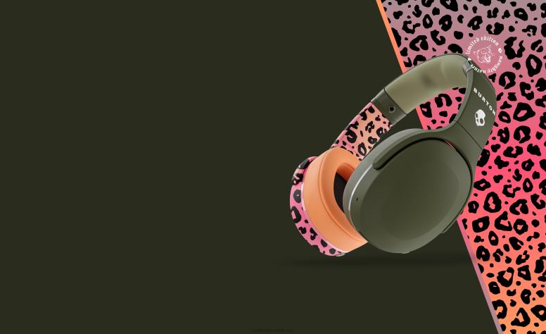 Skullcandy Skullcandy x Burton Crusher Evo sensorische Basskopfhörer mit persönlichem Sound H26P659 ungezogene Natur