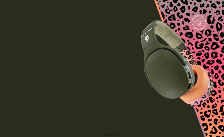 Skullcandy Skullcandy x Burton Crusher Evo sensorische Basskopfhörer mit persönlichem Sound H26P659 ungezogene Natur