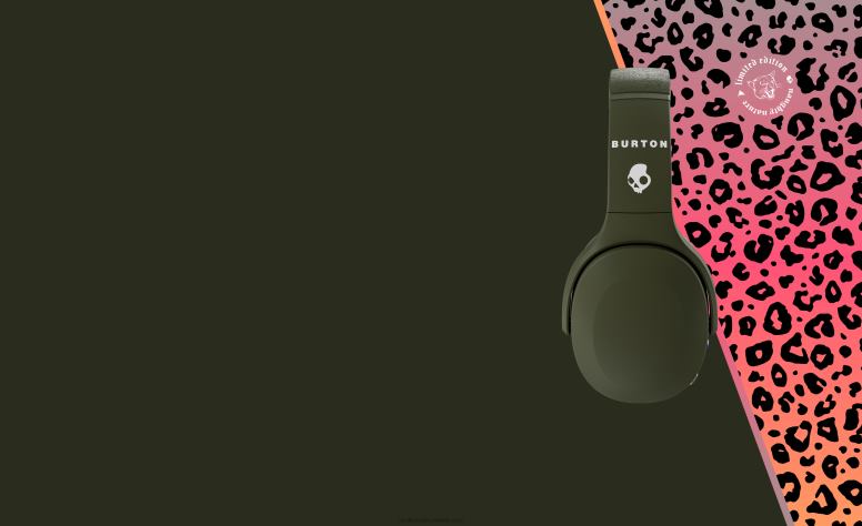 Skullcandy Skullcandy x Burton Crusher Evo sensorische Basskopfhörer mit persönlichem Sound H26P659 ungezogene Natur
