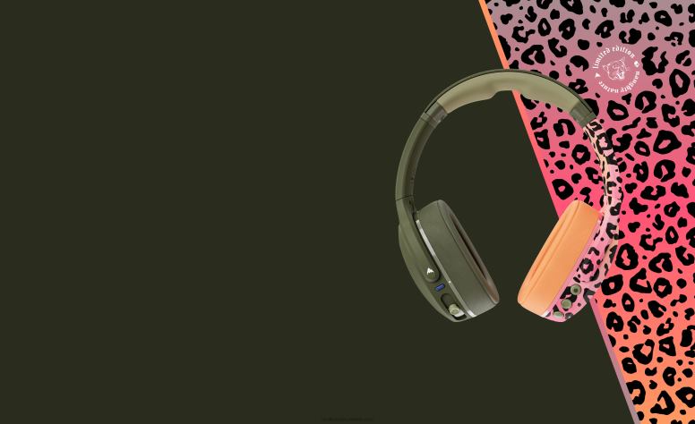 Skullcandy Skullcandy x Burton Crusher Evo sensorische Basskopfhörer mit persönlichem Sound H26P659 ungezogene Natur