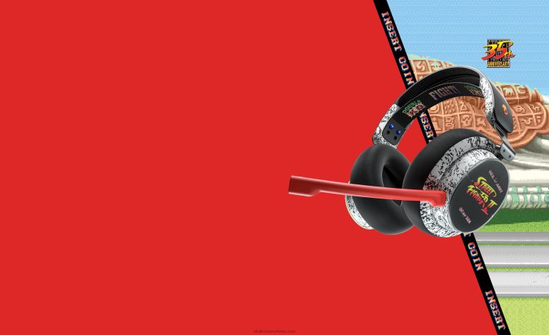 Skullcandy Skullcandy x Street Fighter Plyr Kabelloses Gaming-Headset für mehrere Plattformen H26P669 Straßenkämpfer