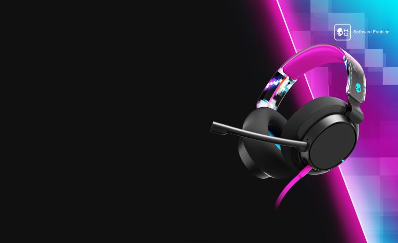Skullcandy fortschrittliches Gaming – abgestimmt auf Sie – das kabelgebundene Gaming-Headset Slyr Pro für mehrere Plattformen H26P651 schwarzer Digihype