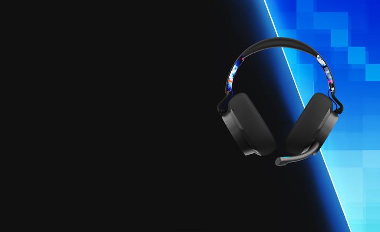 Skullcandy fortschrittliches Gaming – abgestimmt auf Sie – das kabelgebundene Gaming-Headset Slyr Pro für mehrere Plattformen H26P653 Blauer Digihype