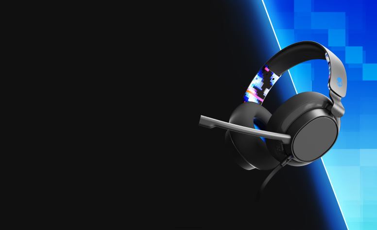 Skullcandy gaming essentialpremium sound slyr kabelgebundenes Gaming-Headset für mehrere Plattformen H26P656 Blauer Digihype