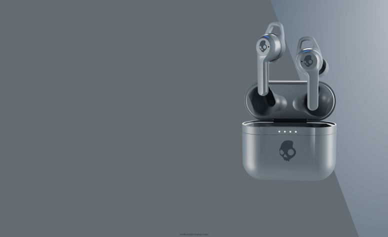 Skullcandy Keine Kabel, kein Rauschen, Indy und Rauschunterdrückung, True Wireless H26P64 kühl grau
