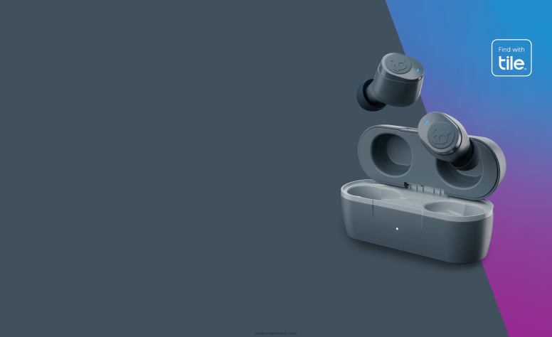 Skullcandy Völlig kabellose Essential Jib True 2Wireless-Ohrhörer H26P625 kühl grau