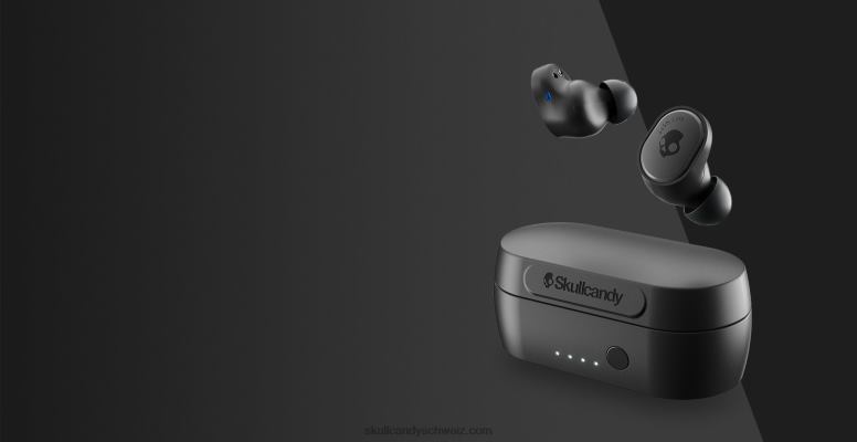 Skullcandy wirklich drahtlos perfekt einfach sesh evo echte drahtlose Ohrhörer H26P621 echtes Schwarz