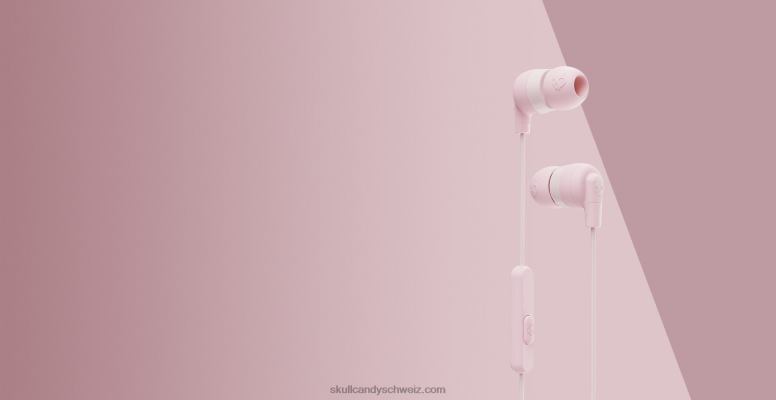 Skullcandy die originalen, unverzichtbaren ink'd+earbuds mit mikrofon H26P631 verblasstes Rosa