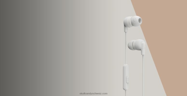 Skullcandy die originalen, unverzichtbaren ink'd+earbuds mit mikrofon H26P635 mod weiß