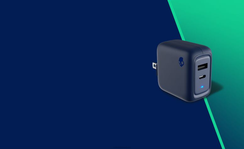 Skullcandy Holen Sie sich Ihre Stromversorgung schneller Fix Rapid G Max USB-A- und USB-C-Adapter H26P636 dunkelblau/grün