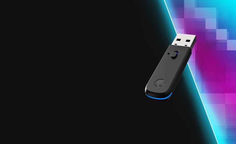 Skullcandy Wenn es auf Millisekunden ankommt, drahtloser Sender mit ultraniedriger Latenz für Plyr H26P649 echtes Schwarz