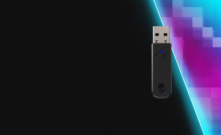 Skullcandy Wenn es auf Millisekunden ankommt, drahtloser Sender mit ultraniedriger Latenz für Plyr H26P649 echtes Schwarz